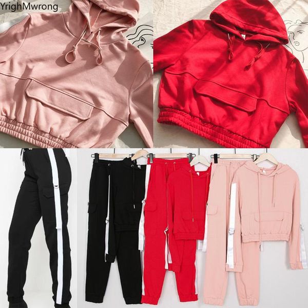 two piece matching set solid side ribbon striped string hooded crop short sweatshirt jogger pant workout outfit sweatsuits, White
two piece matching set solid side ribbon striped string hooded crop short sweatshirt jogger pant workout outfit sweatsuits, White