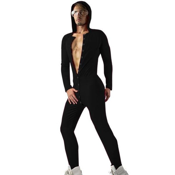 jogging clothing 2021 men's casual solid color hooded fashion slim fit open button one-piece clothes leisure street furniture, Black;red
jogging clothing 2021 men's casual solid color hooded fashion slim fit open button one-piece clothes leisure street furniture, Black;red