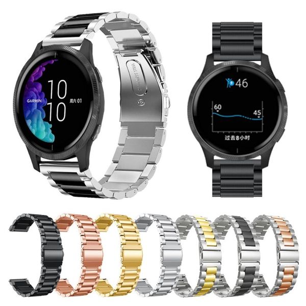 watch bands metal watchband for garmin venu garminmove 3 garminactive s vivoactive 4 4s band strap stainless steel bracelet 18mm 20mm 22mm, Black;brown
watch bands metal watchband for garmin venu garminmove 3 garminactive s vivoactive 4 4s band strap stainless steel bracelet 18mm 20mm 22mm, Black;brown