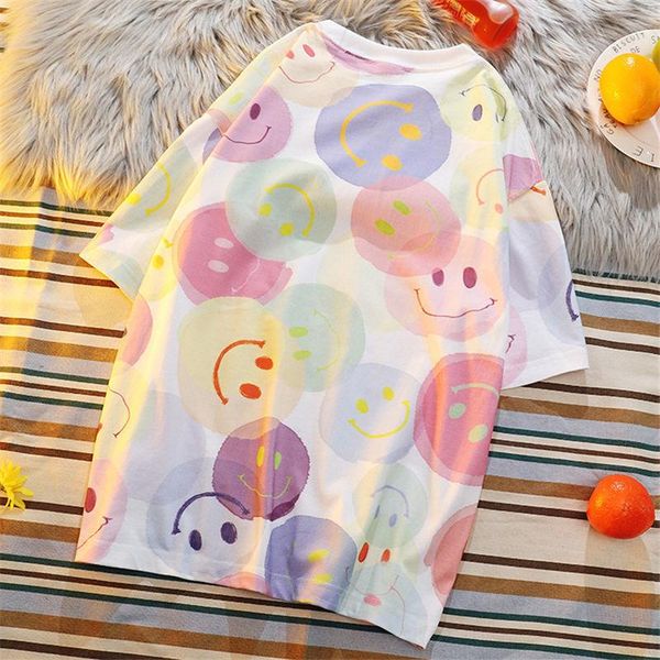 women's t-shirt summer cotton cute t shirt streetwear oversized women harajuku short sleeves tee hip hop tie dyed tshirt, White
women's t-shirt summer cotton cute t shirt streetwear oversized women harajuku short sleeves tee hip hop tie dyed tshirt, White