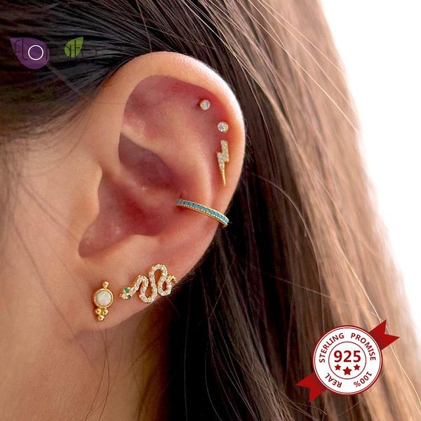 stud 925 sterling silver green eyes snake earrings pave crystal for women cute animal fashion piercing, Golden;silver
stud 925 sterling silver green eyes snake earrings pave crystal for women cute animal fashion piercing, Golden;silver