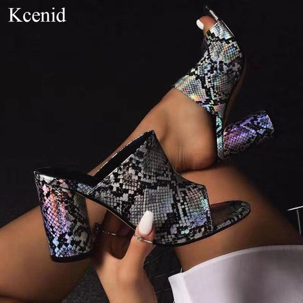 slippers kcenid 2021 summer women peep toe snake print leather woman round high heels shoes size 35-41, Black
slippers kcenid 2021 summer women peep toe snake print leather woman round high heels shoes size 35-41, Black