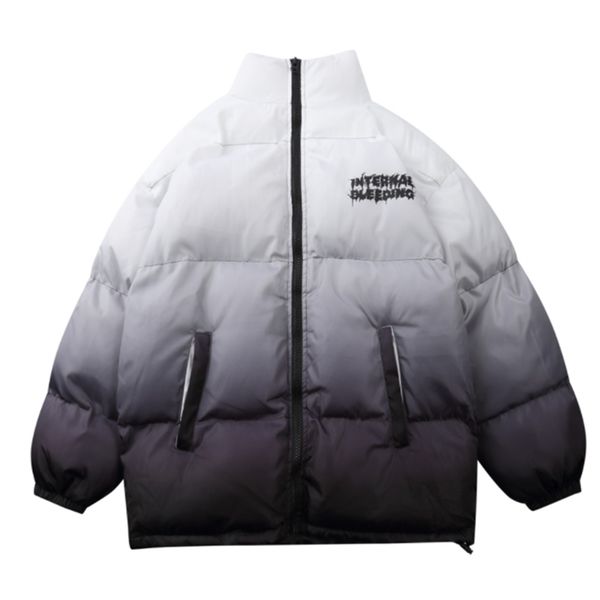 hip hop oversized jacket parka gradient streetwear mens harajuku cotton winter padded coat warm outwear blue 211214, Black
hip hop oversized jacket parka gradient streetwear mens harajuku cotton winter padded coat warm outwear blue 211214, Black