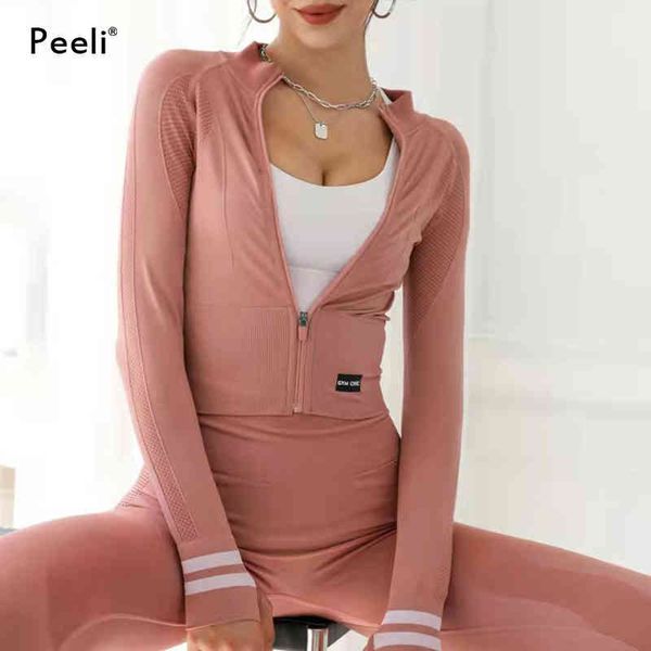 peeli women winter yoga shirt warm long sleeve gym sports jacket running coats clothes fitness 2022 training sportswear
peeli women winter yoga shirt warm long sleeve gym sports jacket running coats clothes fitness 2022 training sportswear