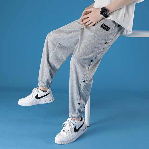 men's pants 2021 casual spring summer sweatpants plus size loose straight baggy elastic waist buttons grey joggers trousers, Black
men's pants 2021 casual spring summer sweatpants plus size loose straight baggy elastic waist buttons grey joggers trousers, Black