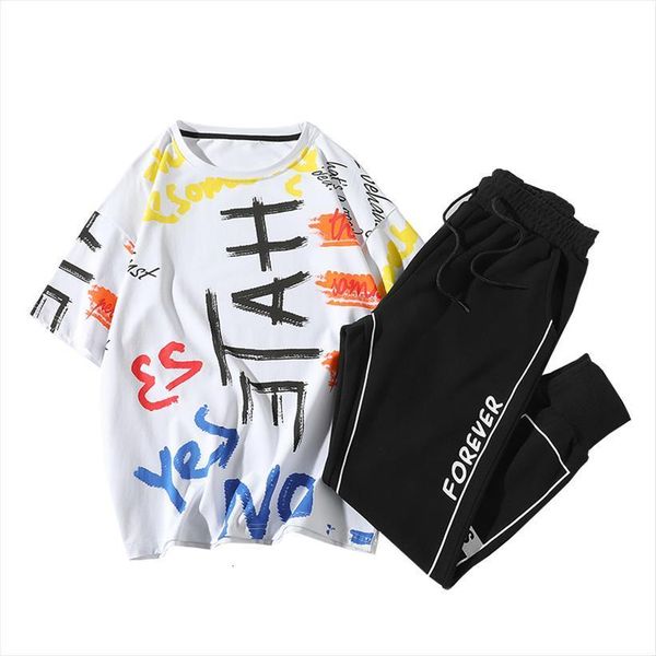 suit rap clothes streetwear mens tracksuit spring summer outfit 2 pieces sets man t shirt harem pants hip hop set, Gray
suit rap clothes streetwear mens tracksuit spring summer outfit 2 pieces sets man t shirt harem pants hip hop set, Gray