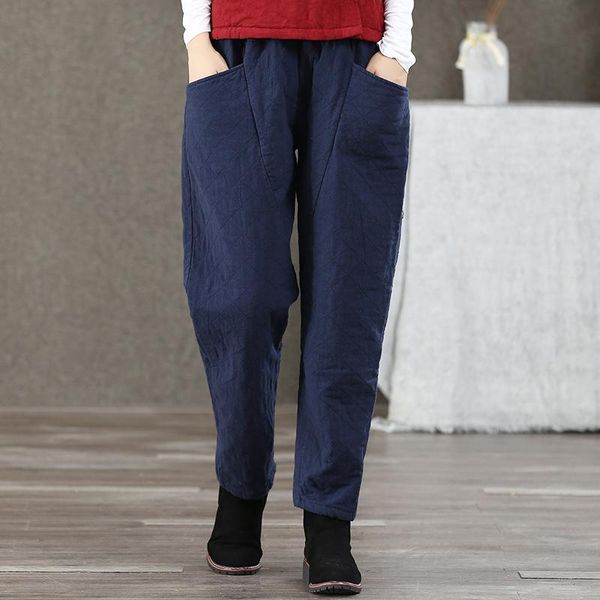 women's pants & capris yoyikamomo thick women cotton linen 2021 original harem pockets female loose warm winter casual brief trousers, Black;white
women's pants & capris yoyikamomo thick women cotton linen 2021 original harem pockets female loose warm winter casual brief trousers, Black;white