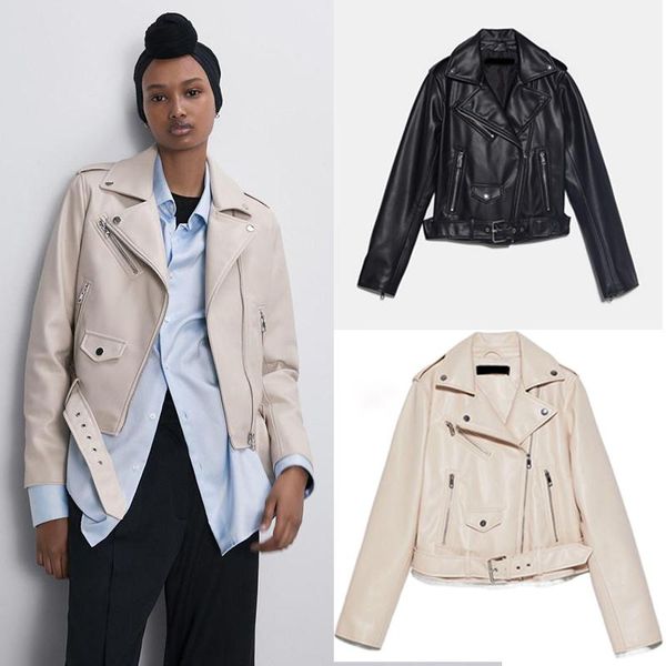 women's leather & faux in 2021 women clothing fashion casual jackets british style gothic motorcycle punk girl streetwear belt girdle, Black
women's leather & faux in 2021 women clothing fashion casual jackets british style gothic motorcycle punk girl streetwear belt girdle, Black