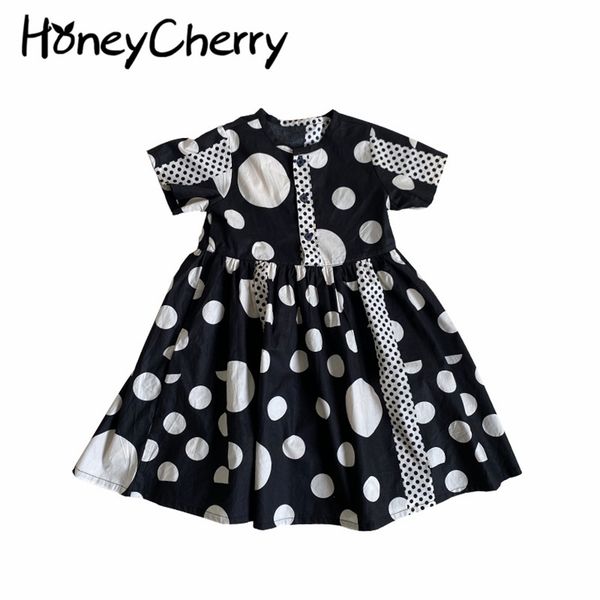 summer girls black and white contrast geometric element pattern dress kids dresses for 210702, Red;yellow
summer girls black and white contrast geometric element pattern dress kids dresses for 210702, Red;yellow