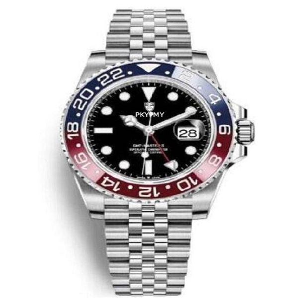 wristwatches 2021 mens watch wristwatch blue black ceramic bezel stainless steel watchess 116710 automatic gmt movement limited jubilee mast, Slivery;brown
wristwatches 2021 mens watch wristwatch blue black ceramic bezel stainless steel watchess 116710 automatic gmt movement limited jubilee mast, Slivery;brown