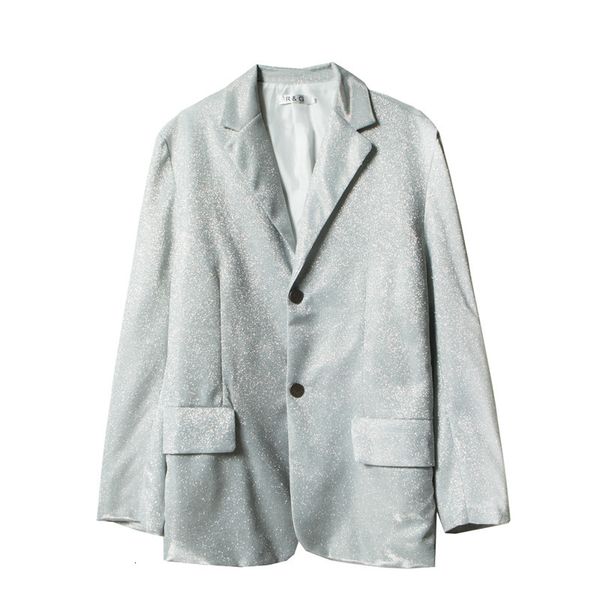 2021 new men shiny glitter blazers jackets fashion autumn mens sier blazer wedding party suit jacket gradient stage singers clothes wvwf, White;black
2021 new men shiny glitter blazers jackets fashion autumn mens sier blazer wedding party suit jacket gradient stage singers clothes wvwf, White;black