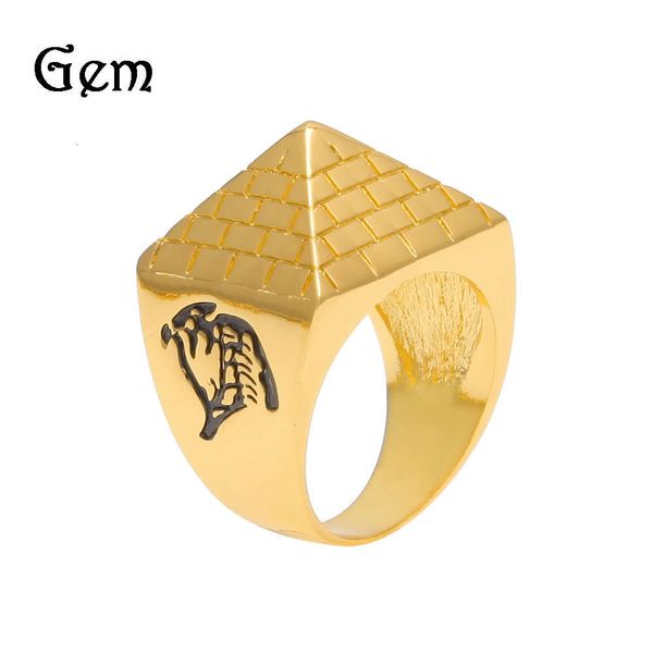 hip hop pyramid tapered ring gold plated egyptian totem pyramidhiphop, Silver
hip hop pyramid tapered ring gold plated egyptian totem pyramidhiphop, Silver