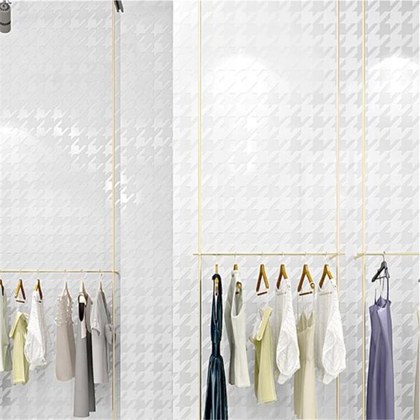 wallpapers houndstooth wallpaper decoration simple high-end special fashion ladies clothing store nordic white pattern pure
wallpapers houndstooth wallpaper decoration simple high-end special fashion ladies clothing store nordic white pattern pure