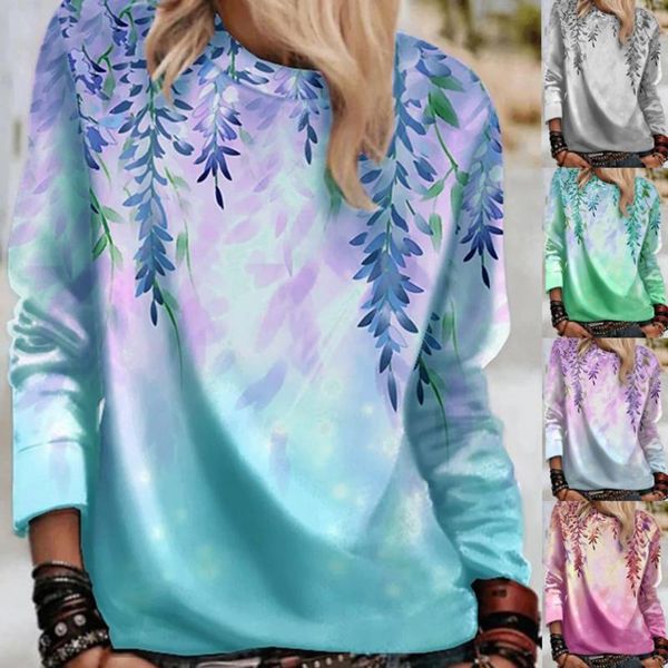 women's blouses & shirts spring autumn fashion loose sweatshirt long sleeve round neck casual pullover branch printed t-shirt #58, White
women's blouses & shirts spring autumn fashion loose sweatshirt long sleeve round neck casual pullover branch printed t-shirt #58, White