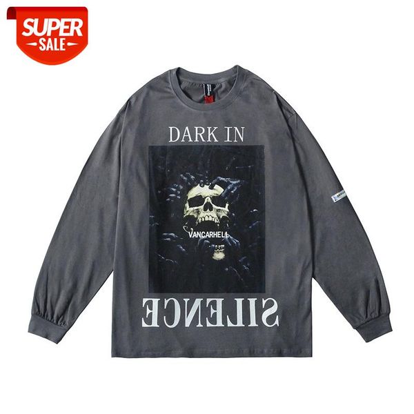 SEVEYFAN 2021 Men's Hip Hop T Shirts Fashion Skull Printed Tees Summer Cotton Long Sleeve Tops for Male #qH9O, White;black
SEVEYFAN 2021 Men's Hip Hop T Shirts Fashion Skull Printed Tees Summer Cotton Long Sleeve Tops for Male #qH9O, White;black