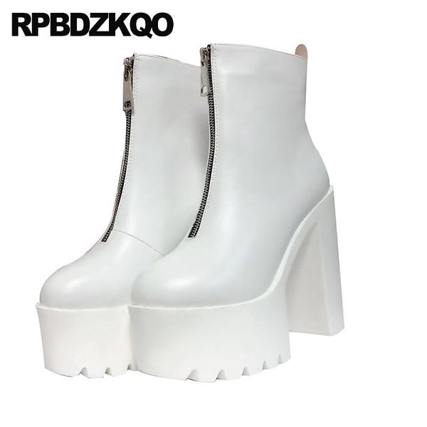 boots gothic punk shoes block front zipper demonia ankle size 4 fetish women high heel goth white platform chunky, Black
boots gothic punk shoes block front zipper demonia ankle size 4 fetish women high heel goth white platform chunky, Black