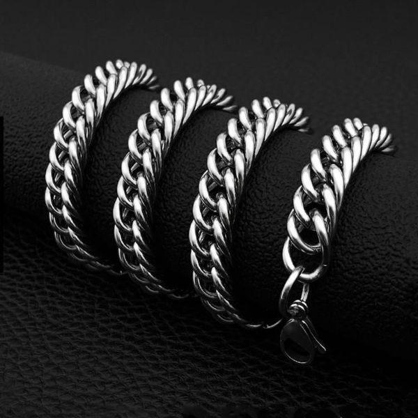 chains mens stainless steel thick chain necklace hip hop punk street fashion simple double twisted titanium jewelry, Silver
chains mens stainless steel thick chain necklace hip hop punk street fashion simple double twisted titanium jewelry, Silver