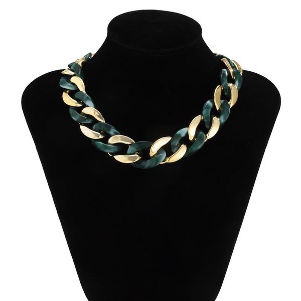 chokers retro punk acrylic resin personality clavicle necklaces hip hop chains thick short choker, Golden;silver
chokers retro punk acrylic resin personality clavicle necklaces hip hop chains thick short choker, Golden;silver