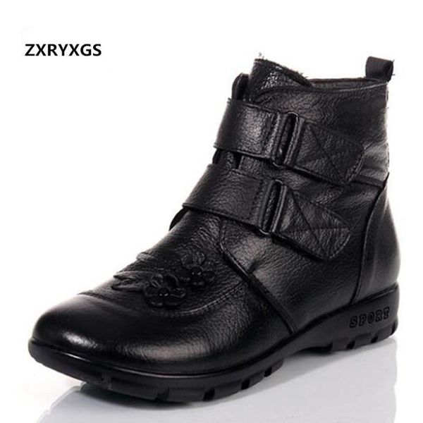 boots 2021 fashion middle-aged mother cotton shoes warm winter snow flat plus size genuine leather women, Black
boots 2021 fashion middle-aged mother cotton shoes warm winter snow flat plus size genuine leather women, Black
