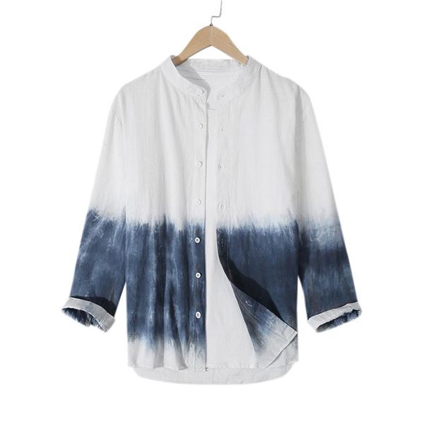 men's casual shirts 2021 strretwear shirt cotton long sleeve hanging dyed gradient button chic high street men fashion camisa, White;black
men's casual shirts 2021 strretwear shirt cotton long sleeve hanging dyed gradient button chic high street men fashion camisa, White;black