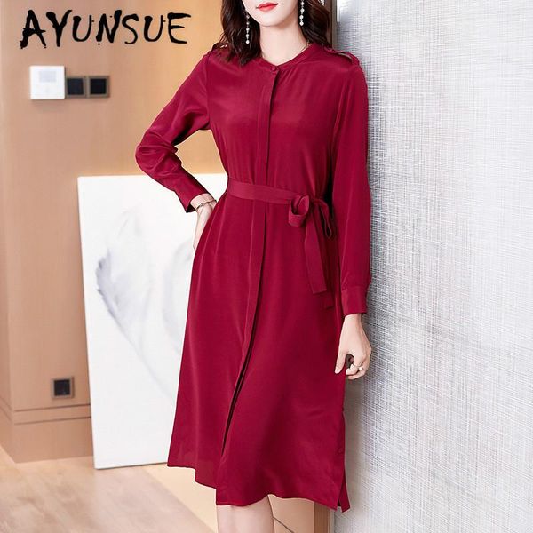 casual dresses real silk dress women spring office korean fashion midi elegant vintage party vestido mujer p5033 yy2531, Black;gray
casual dresses real silk dress women spring office korean fashion midi elegant vintage party vestido mujer p5033 yy2531, Black;gray