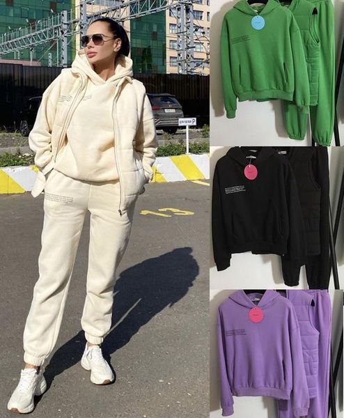 women's two piece pants women men letter printed warm plush hooded sweater elastic waist casual jacket vest coat sports three suit pang, White
women's two piece pants women men letter printed warm plush hooded sweater elastic waist casual jacket vest coat sports three suit pang, White