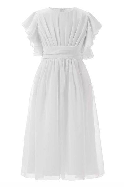 girl's dresses 2021 white chiffon flower girls dress for wedding party floor length ruffles sleeve toddlers holy first communion, Red;yellow
girl's dresses 2021 white chiffon flower girls dress for wedding party floor length ruffles sleeve toddlers holy first communion, Red;yellow