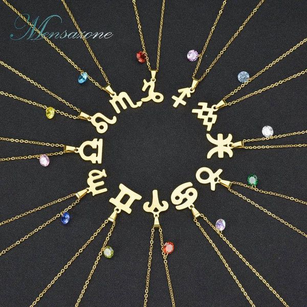pendant necklaces mensazone 12pcs/lot cz stone 12 constellations necklace stainless steel for women birthday gifts, Silver
pendant necklaces mensazone 12pcs/lot cz stone 12 constellations necklace stainless steel for women birthday gifts, Silver