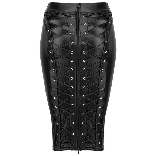 skirts gothic wet look faux leather skirt punk black back zipper lace up wrap pencil 2021 summer bodycon midi womens
skirts gothic wet look faux leather skirt punk black back zipper lace up wrap pencil 2021 summer bodycon midi womens