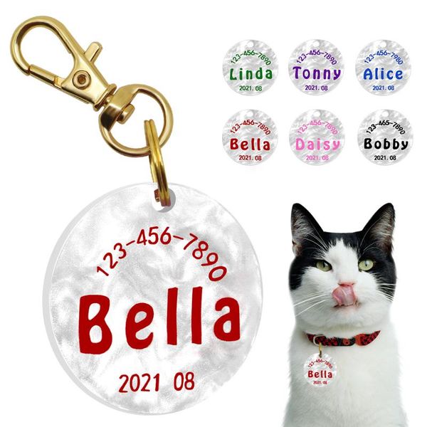 cat collars & leads personalized id tag custom puppy nameplate print dog kitten anti-lost tags for dogs cats collar pet accessories
cat collars & leads personalized id tag custom puppy nameplate print dog kitten anti-lost tags for dogs cats collar pet accessories