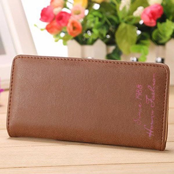 wallets female slim long wallet card holder bag ausuky fashion vintage women purse matte leather wallets-15, Red;black 
wallets female slim long wallet card holder bag ausuky fashion vintage women purse matte leather wallets-15, Red;black