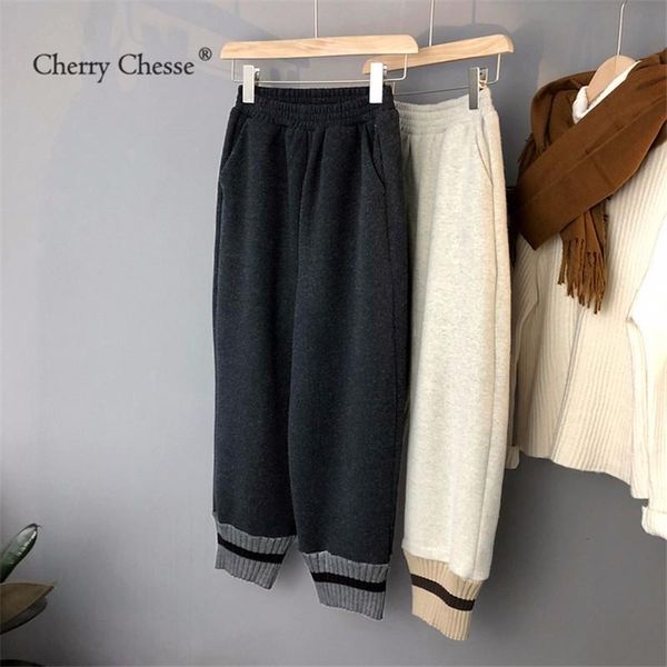 women's pants & capris cherry chesse harajuku women harem elastic waist pocket striped patchwork trousers female autumn winter, Black;white
women's pants & capris cherry chesse harajuku women harem elastic waist pocket striped patchwork trousers female autumn winter, Black;white