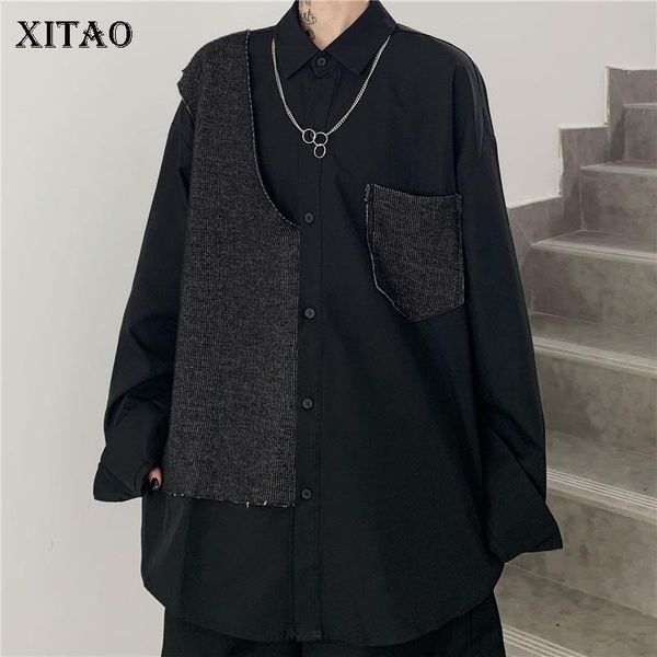 xitao pleated blouse fashion new women patchwork pocket single breast small fresh casual style 2021 full sleeve shirt zxr1629, White 
xitao pleated blouse fashion new women patchwork pocket single breast small fresh casual style 2021 full sleeve shirt zxr1629, White