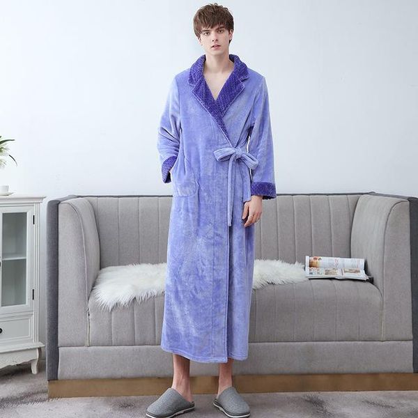 women's sleepwear plus size couple bathrobe solid long sleeve winter thick flannel women dressing gown men kimono warm soft for female, Black;red
women's sleepwear plus size couple bathrobe solid long sleeve winter thick flannel women dressing gown men kimono warm soft for female, Black;red