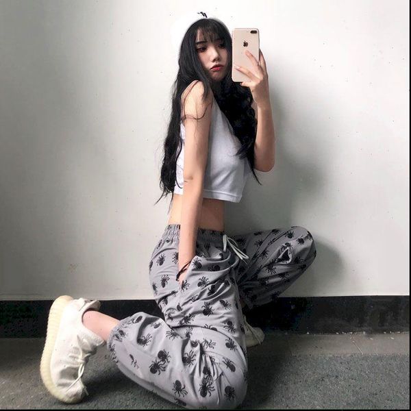 Autumn 2020 new womens octopus full print beam pants printed harem pants oversized loose pants hip hop casual sports overalls, Black;white
Autumn 2020 new womens octopus full print beam pants printed harem pants oversized loose pants hip hop casual sports overalls, Black;white