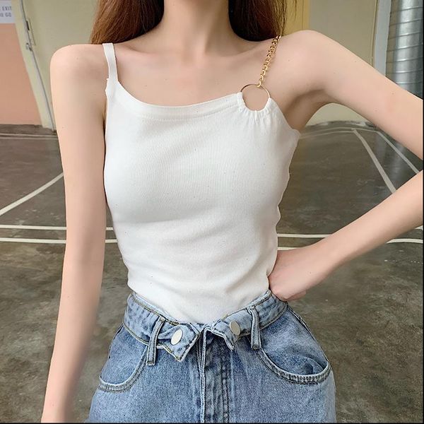 womens slim knitting o neck irregular camisole female knitted tank sleeveless black and white t shirts for girl
womens slim knitting o neck irregular camisole female knitted tank sleeveless black and white t shirts for girl