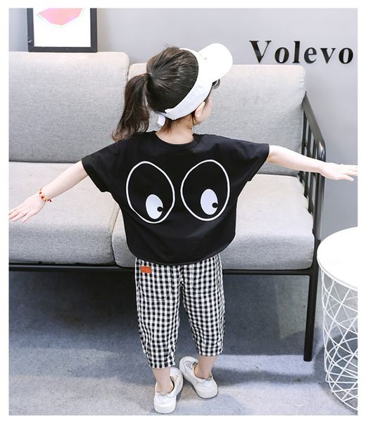 2021 children's t-shirt clothing for baby girls boys summer wear short sleeve cotton big eyes printing stripe pants casual tracksuit o4, White
2021 children's t-shirt clothing for baby girls boys summer wear short sleeve cotton big eyes printing stripe pants casual tracksuit o4, White