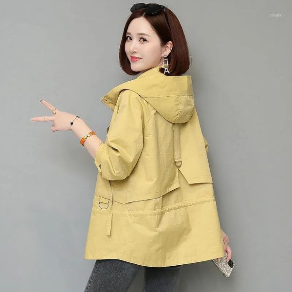 women's trench coats 2021 women jackets long sleeve hooded causal windbreaker female basic loose zipper outerwear plus size ladies jack, Tan;black
women's trench coats 2021 women jackets long sleeve hooded causal windbreaker female basic loose zipper outerwear plus size ladies jack, Tan;black