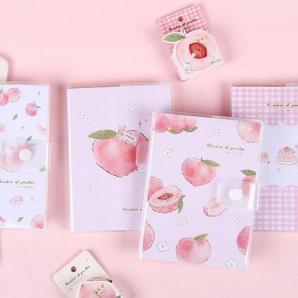 minkys a5 a7 cute peach pp pocket colored page journal notebook agenda diary notepad planner paperlaria school stationery, Purple;pink
minkys a5 a7 cute peach pp pocket colored page journal notebook agenda diary notepad planner paperlaria school stationery, Purple;pink