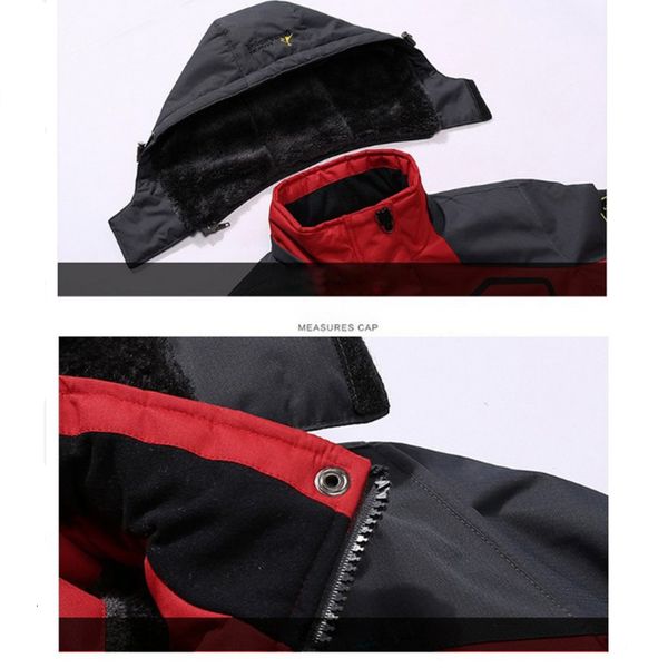 windbreak parka men plus velvet thick warm windproof fur coats male military hooded anorak men's winter ja 3v8r, Black
windbreak parka men plus velvet thick warm windproof fur coats male military hooded anorak men's winter ja 3v8r, Black