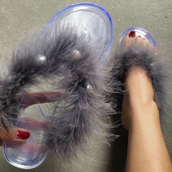 slippers pearl jelly shoes summer furry flip flops outdoor flat sandals fashion solid color plus size 42, Black
slippers pearl jelly shoes summer furry flip flops outdoor flat sandals fashion solid color plus size 42, Black