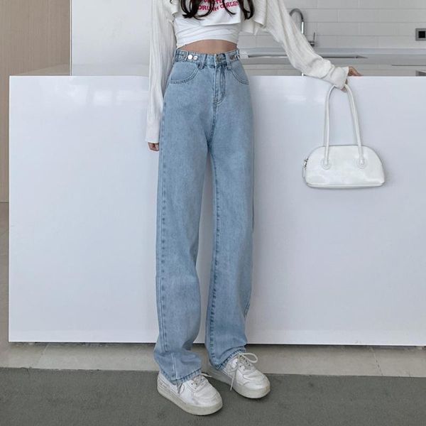 women's jeans blue women's high waist loose straight pants spring and autumn 2021 small floor wide leg
women's jeans blue women's high waist loose straight pants spring and autumn 2021 small floor wide leg