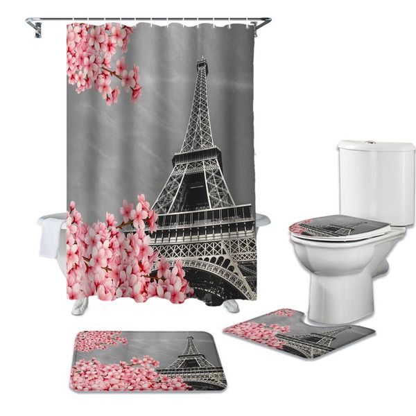 cherry blossom paris tower waterproof bathroom curtain durable shower curtains set rugs toilet lid cover bath mat
cherry blossom paris tower waterproof bathroom curtain durable shower curtains set rugs toilet lid cover bath mat
