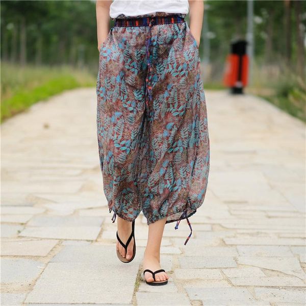 women's pants & capris pure ramie printing wide leg pantsulling rope directly canister easy seven part 190728, Black;white
women's pants & capris pure ramie printing wide leg pantsulling rope directly canister easy seven part 190728, Black;white