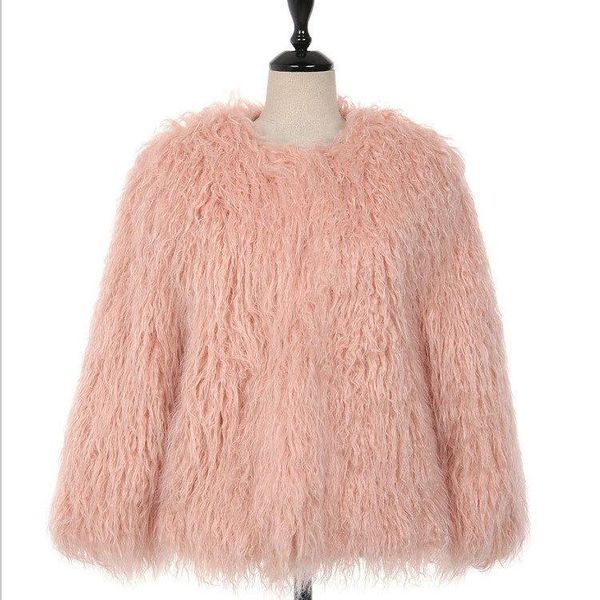 women's fur & faux fashion of female pink autumn winter shows short coat hair korean edition thin long imitation beach wool, Black
women's fur & faux fashion of female pink autumn winter shows short coat hair korean edition thin long imitation beach wool, Black