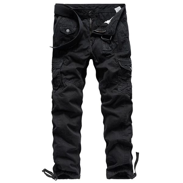 2021 european and american men's multi-pocket camouflage tooling loose trousers 1545, Black
2021 european and american men's multi-pocket camouflage tooling loose trousers 1545, Black