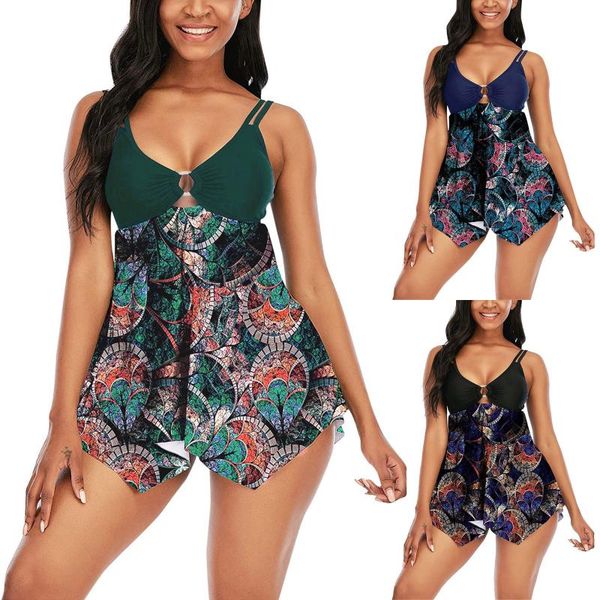 women's swimwear 2021 off the shoulder boho print women two piece swimsuit female bathing suit ruffle monokini swim wear, White;black
women's swimwear 2021 off the shoulder boho print women two piece swimsuit female bathing suit ruffle monokini swim wear, White;black