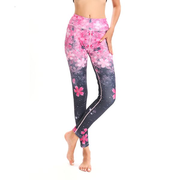 cherry blossom waist workout pants women slim push up quick-drying gym leggings h84b, Black
cherry blossom waist workout pants women slim push up quick-drying gym leggings h84b, Black