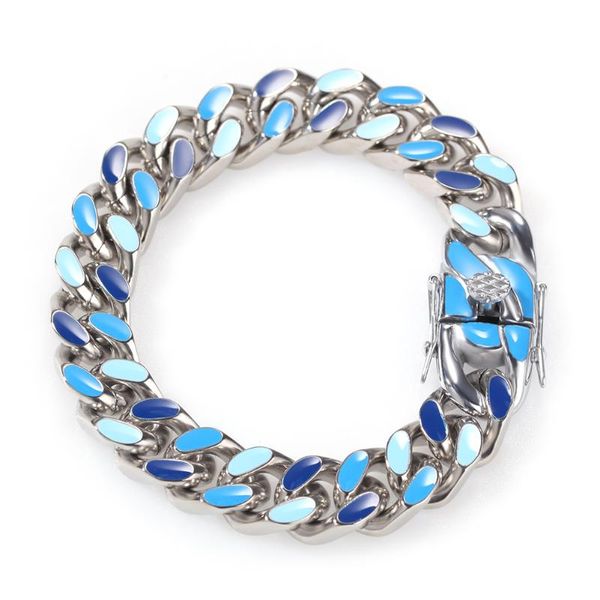 chains 2021 christmas necklace trend color drop oil stainless steel iced out rap hop cuban chain, Silver
chains 2021 christmas necklace trend color drop oil stainless steel iced out rap hop cuban chain, Silver