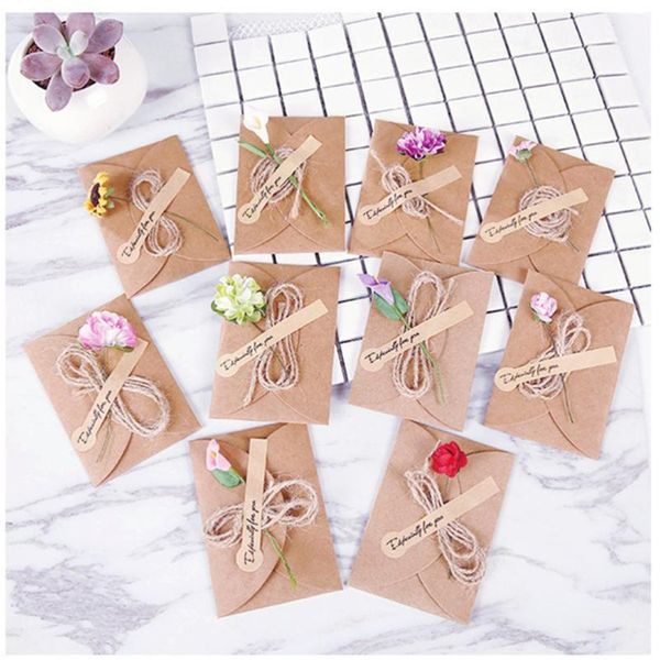 10pcs vintage kraft paper greeting diy dried flower wish thank you for mom teacher friends familes new year christmas g
10pcs vintage kraft paper greeting diy dried flower wish thank you for mom teacher friends familes new year christmas g
